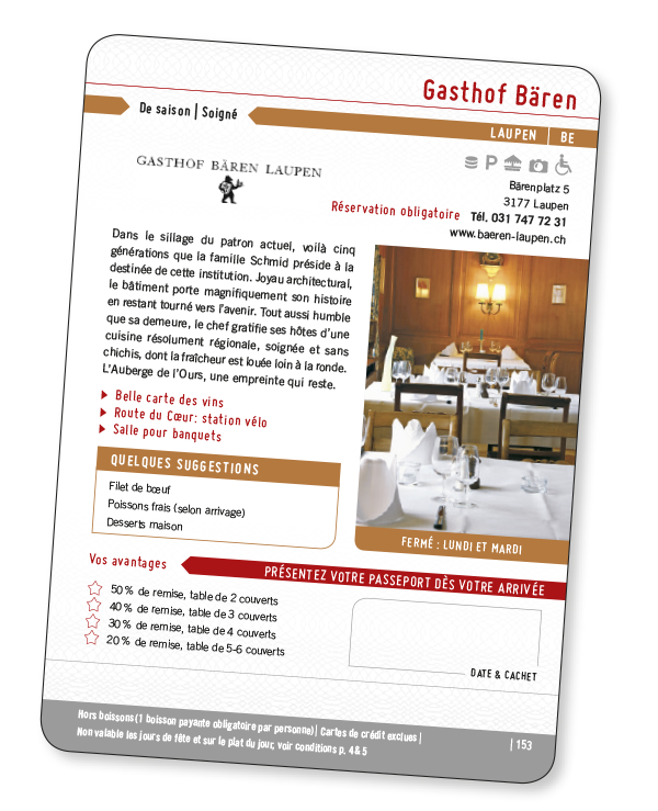 Page Passeport Gourmand